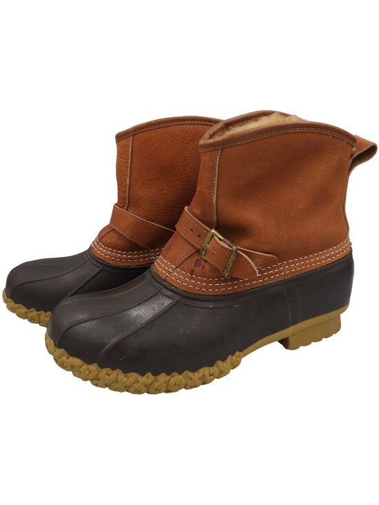 L.L. Bean Shoes - L.L. LL Bean Shearling Lined 7” Lounger Booties 290754 Boots 10 W Made in USA